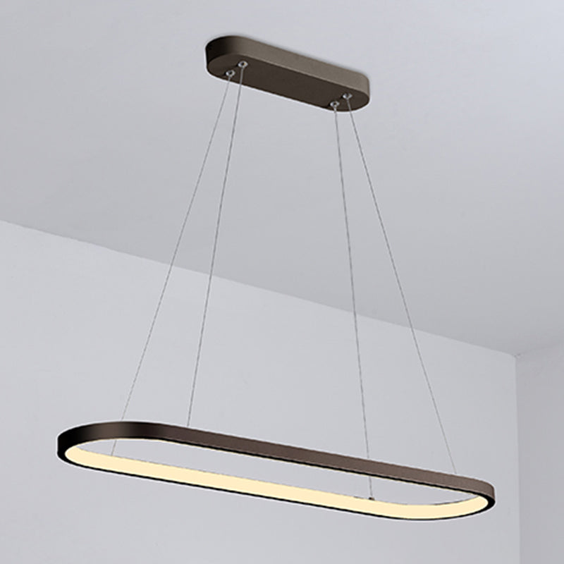 Araña de araña geométrica moderna lámpara de araña de metal de araña de metal