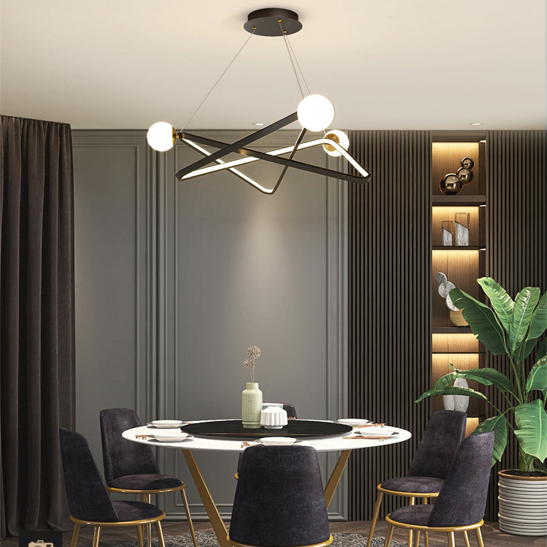Nordic Modern Simple Style Pendant Chandelier Light for Living Room Dining Room