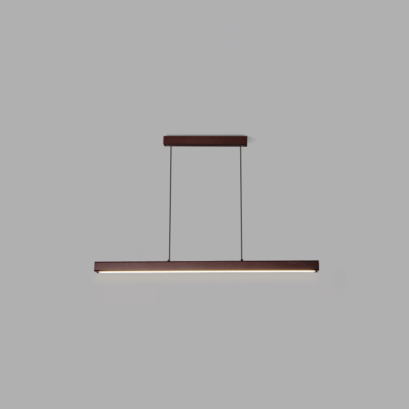 Nordic Characteristic Simple Light Luxury Modern Style LED Island Chandelier Light for Dining Room