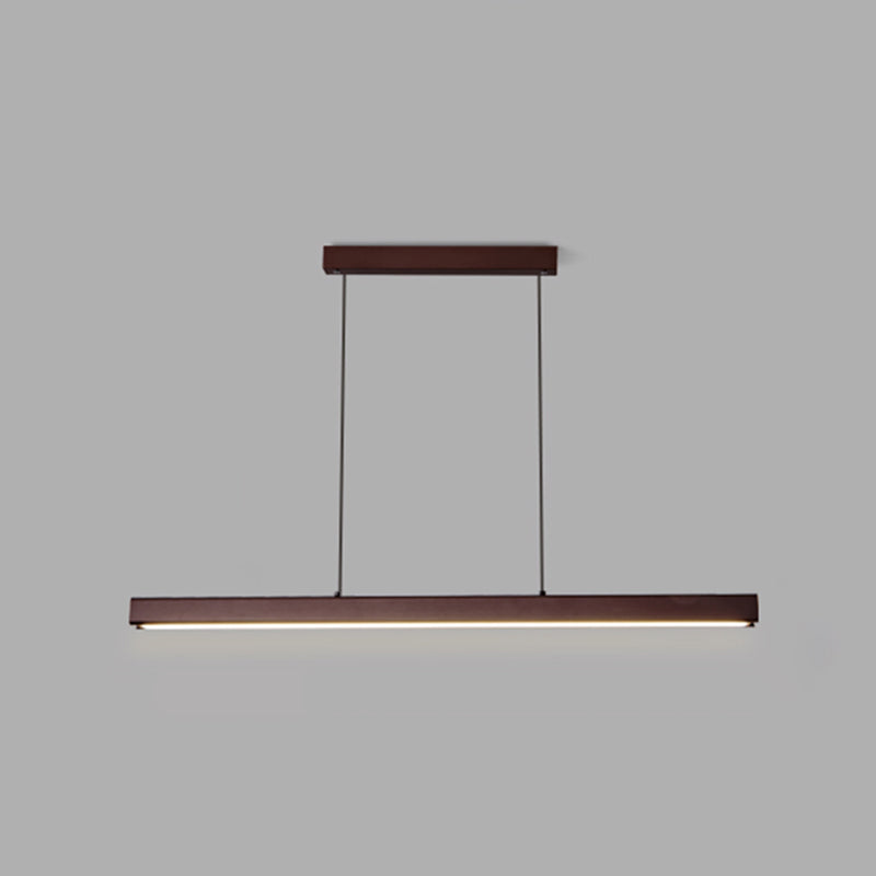 Nordic Characteristic Simple Light Luxury Modern Style LED Island Chandelier Light for Dining Room