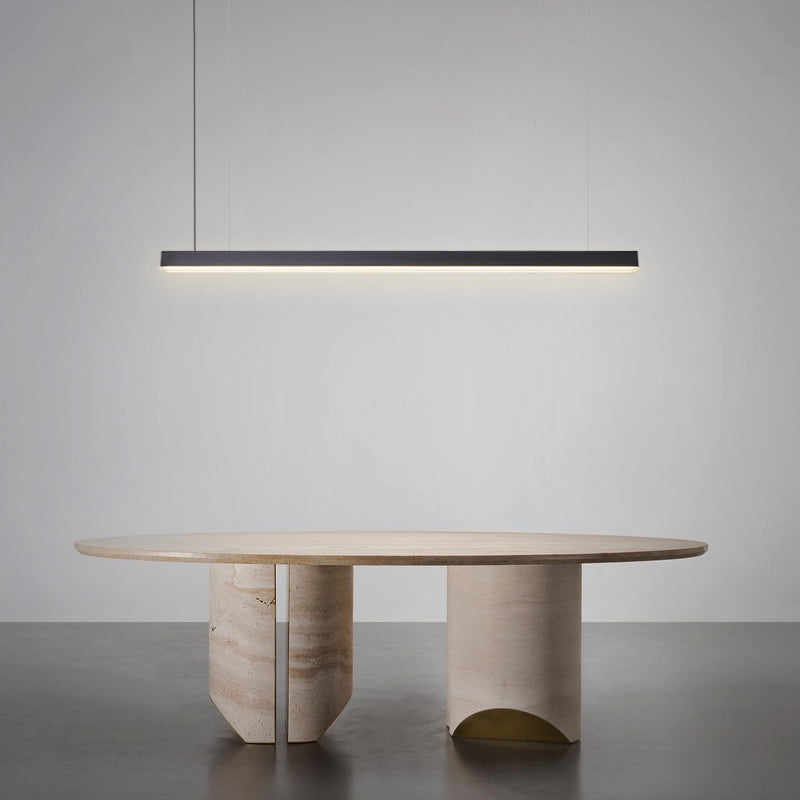 Simple Modern Style LED Hanging Island Pendant Light for Dining Room Office