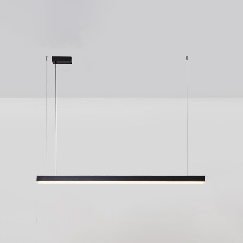 Simple Modern Style LED Hanging Island Pendant Light for Dining Room Office