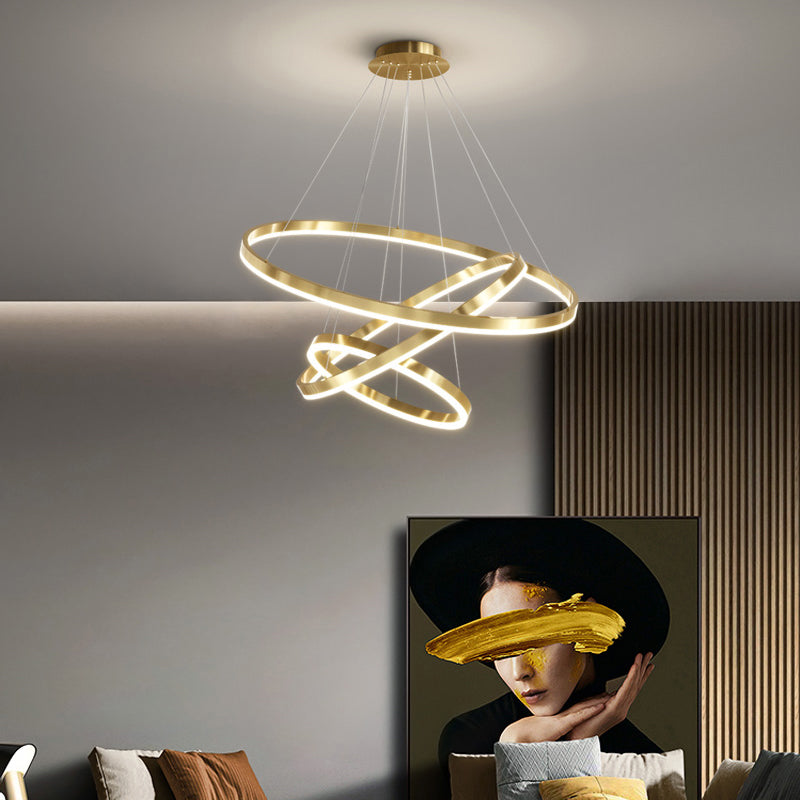 Luz de lujo Luz de lámpara LED de estilo moderno simple para el comedor