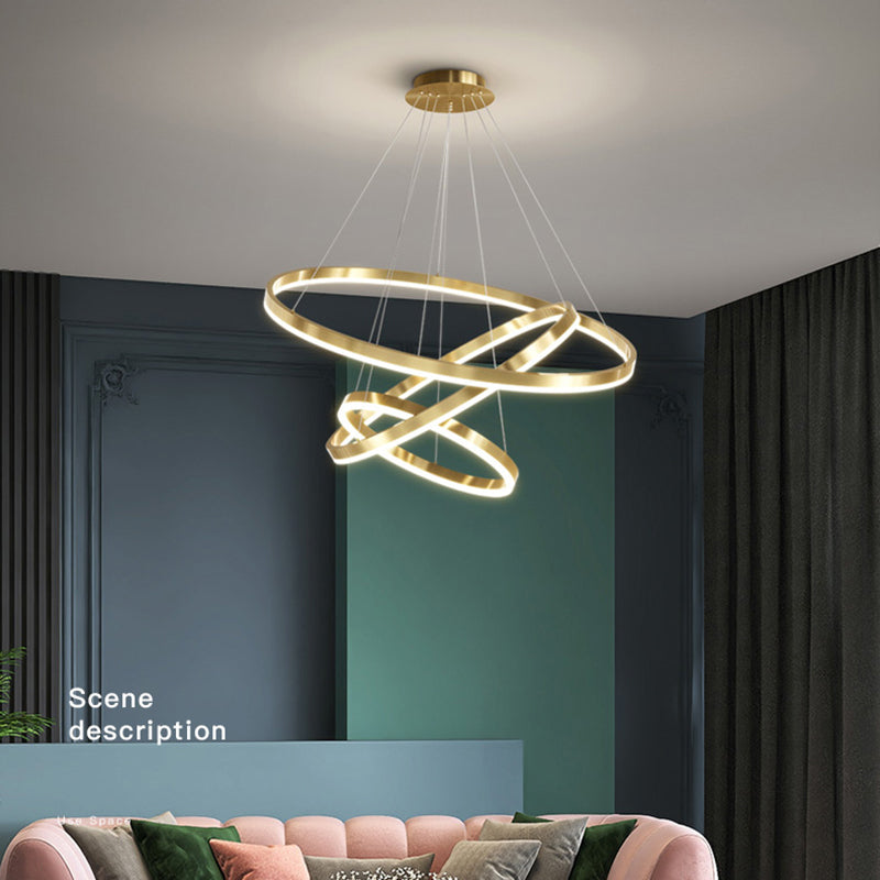 Luz de lujo Luz de lámpara LED de estilo moderno simple para el comedor