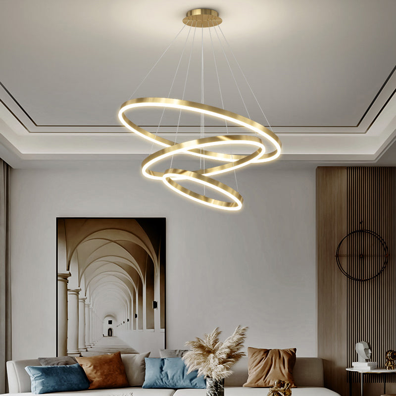 Luz de lujo Luz de lámpara LED de estilo moderno simple para el comedor