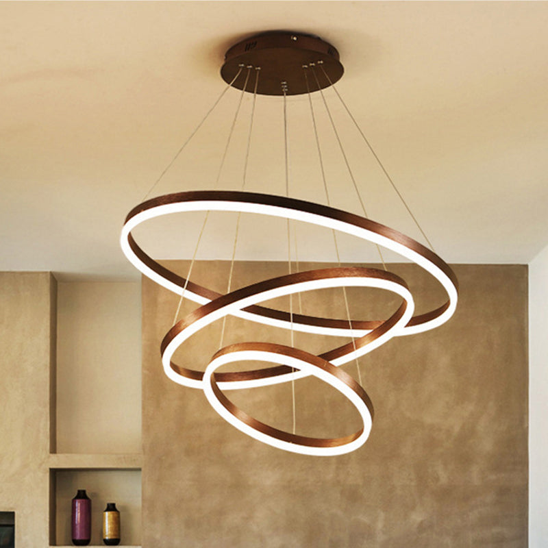 Adjustable 1 Light Linear Chandelier Lighting Fixtures Modern Style Metal Chandelier Light