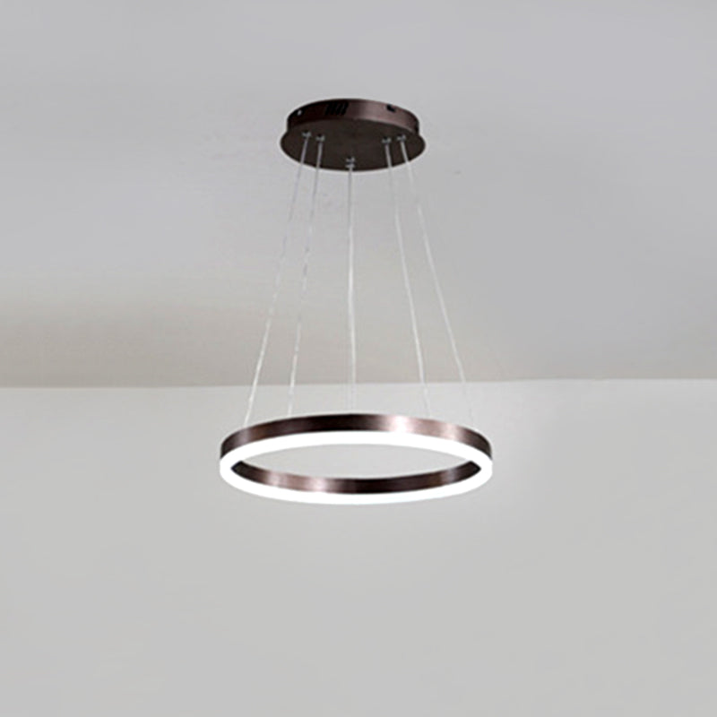 Adjustable 1 Light Linear Chandelier Lighting Fixtures Modern Style Metal Chandelier Light