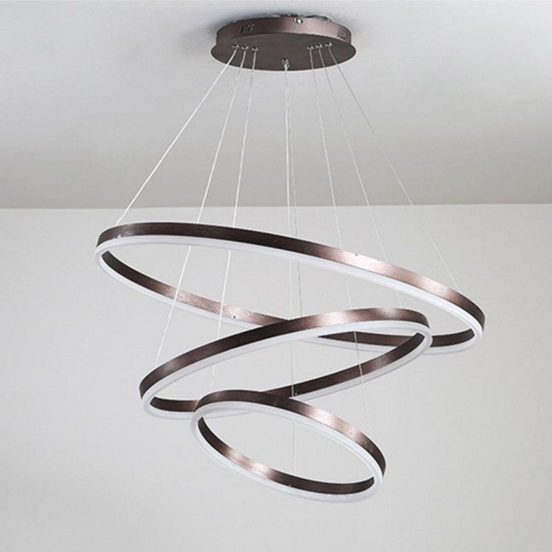 Adjustable 1 Light Linear Chandelier Lighting Fixtures Modern Style Metal Chandelier Light