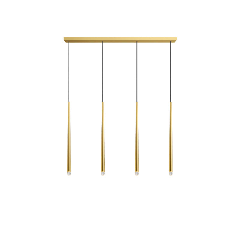 Linearer Kronleuchterleuchter Lichter moderne Anhängerbeleuchtung für die Kücheninsel