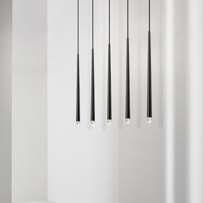 Linearer Kronleuchterleuchter Lichter moderne Anhängerbeleuchtung für die Kücheninsel