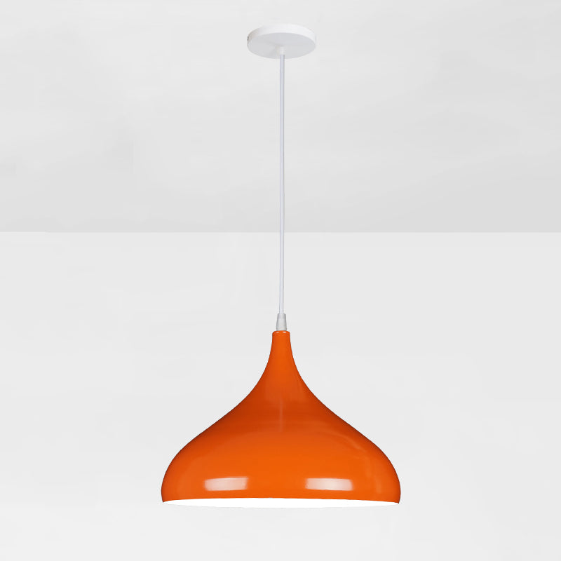 Macaron Matel Hanging Light, Nordic 1-Light Pendant Lighting for Living Room