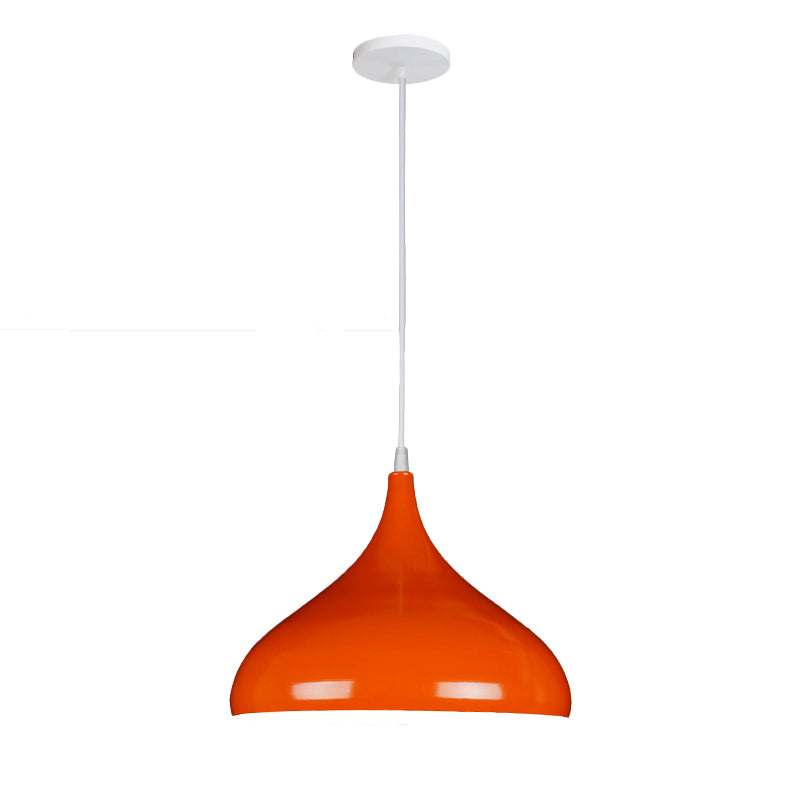 Macaron Matel Hanging Light, Nordic 1-Light Pendant Lighting for Living Room