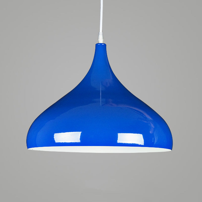 Macaron Matel Hanging Light, Nordic 1-Light Pendant Lighting for Living Room