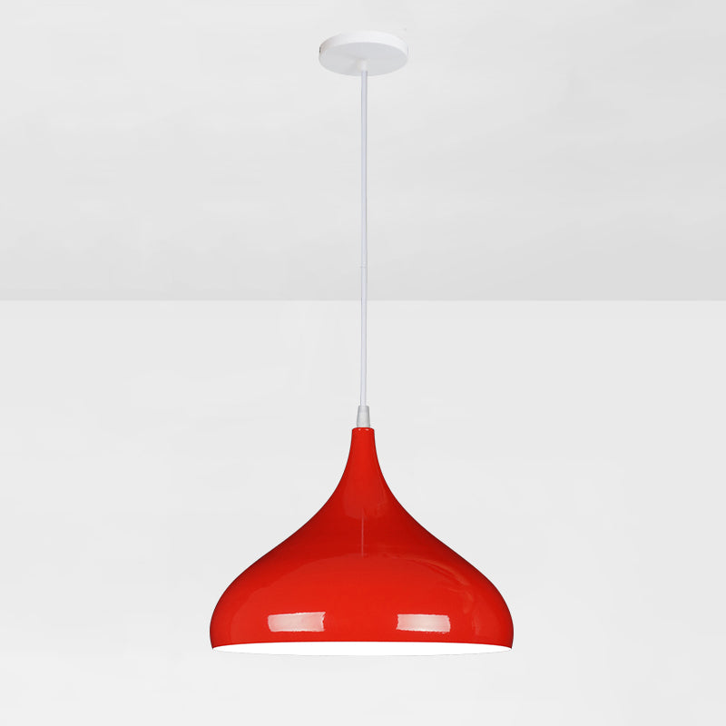 Macaron Matel Hanging Light, Nordic 1-Light Pendant Lighting for Living Room