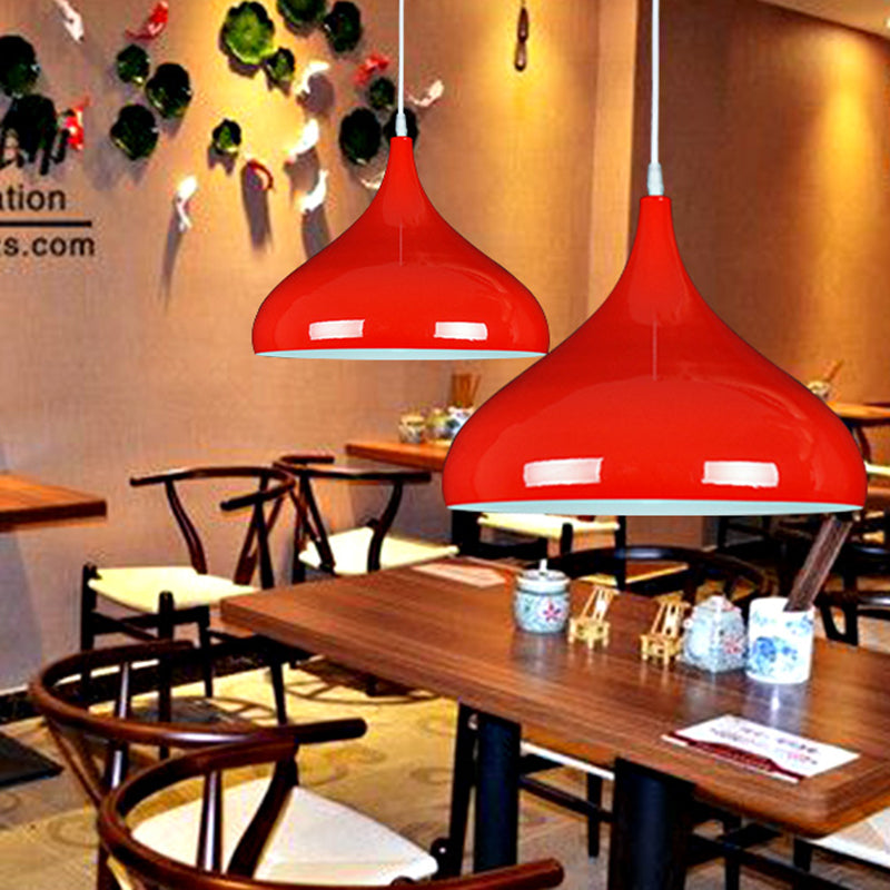 Macaron Matel Hanging Light, Nordic 1-Light Pendant Lighting for Living Room