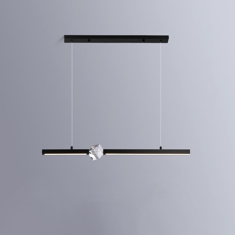 Simple Modern Light Luxury Style LED Hanging Island Pendant Light for Dining Room Office