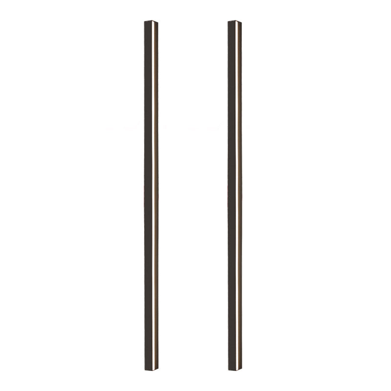 1 Licht linearer Schatten Wandleuchten moderner einfacher Stil Metallwandbeleuchtung in Schwarz