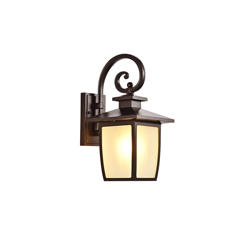 Wrought Iron Wall Lamp Sconce Industrial Armed Outdoor Sconce Light Fixture