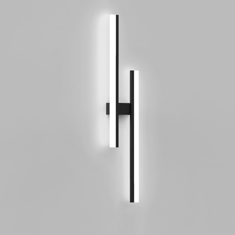 Lámpara de lámpara de montaje de pared lineal moderna lineal lámpara de pared de 1 luces para dormitorio