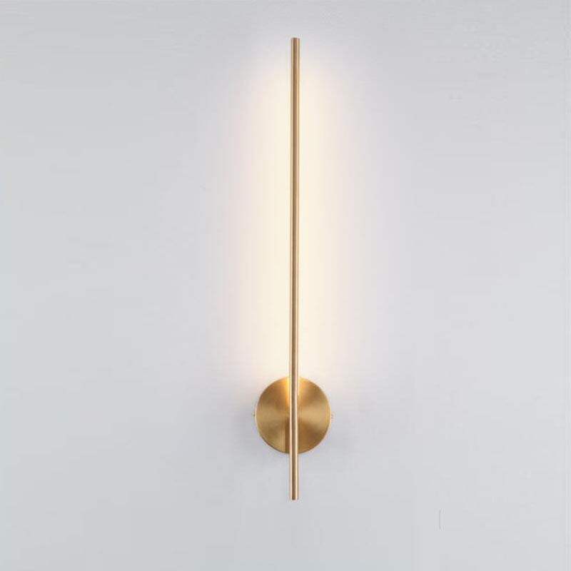 1-Light Modern Wall Lights Metal Linear Wall Mounted Lamps for Bedroom