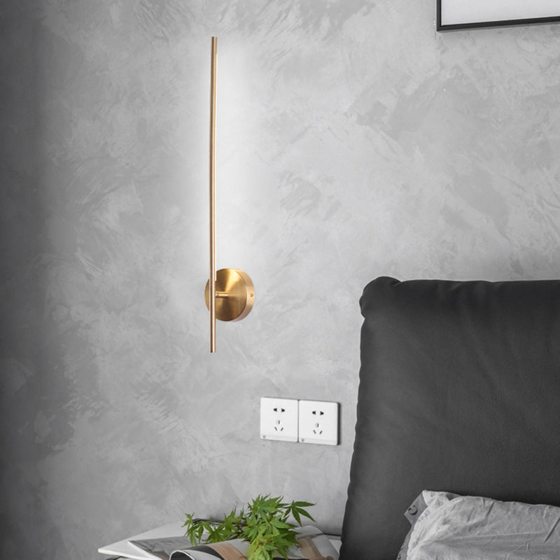 1-Light Modern Wall Lights Metal Linear Wall Mounted Lamps for Bedroom
