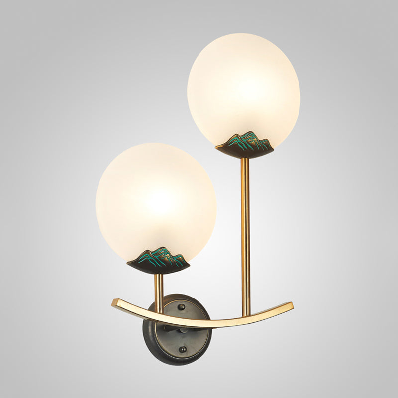 Lampada moderna del cerchio in metallo lampada a monte armato Prontone della parete in ottone per soggiorno