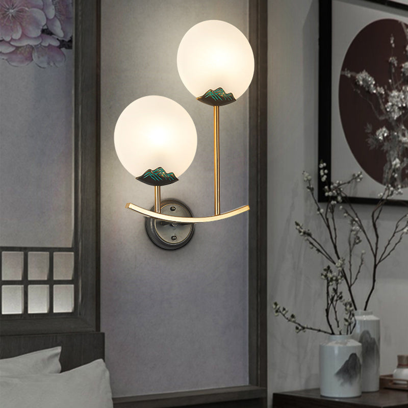 Lampada moderna del cerchio in metallo lampada a monte armato Prontone della parete in ottone per soggiorno