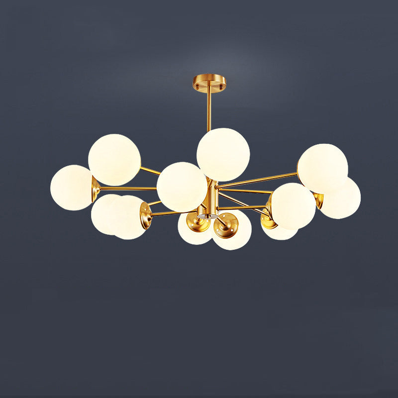 Lampade per lampadario moderno di rame Sputnik lampada a sospensione per soggiorno per soggiorno