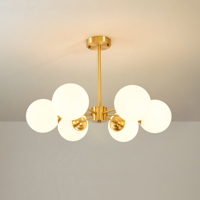 Lampade per lampadario moderno di rame Sputnik lampada a sospensione per soggiorno per soggiorno