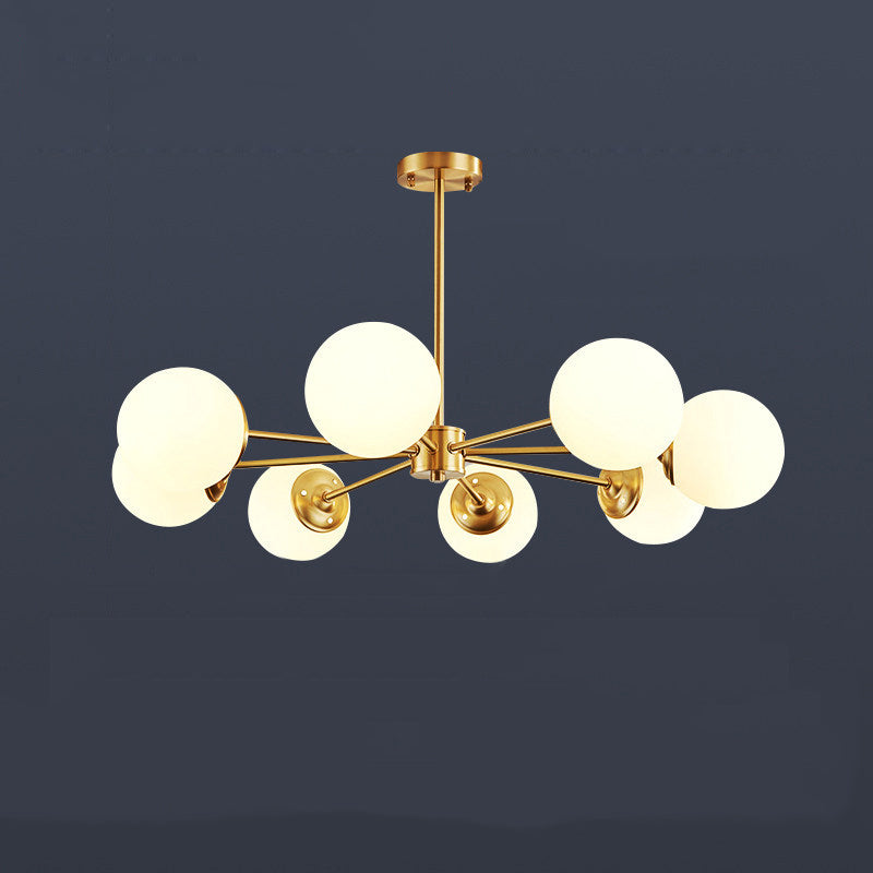 Lampade per lampadario moderno di rame Sputnik lampada a sospensione per soggiorno per soggiorno