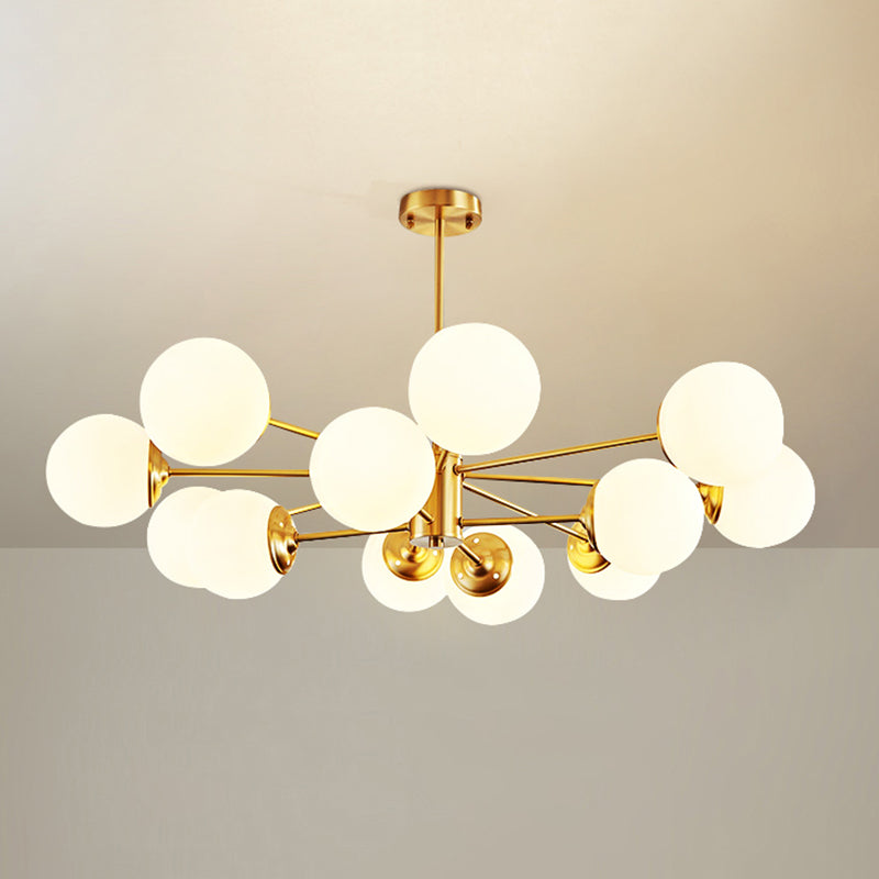 Lampade per lampadario moderno di rame Sputnik lampada a sospensione per soggiorno per soggiorno