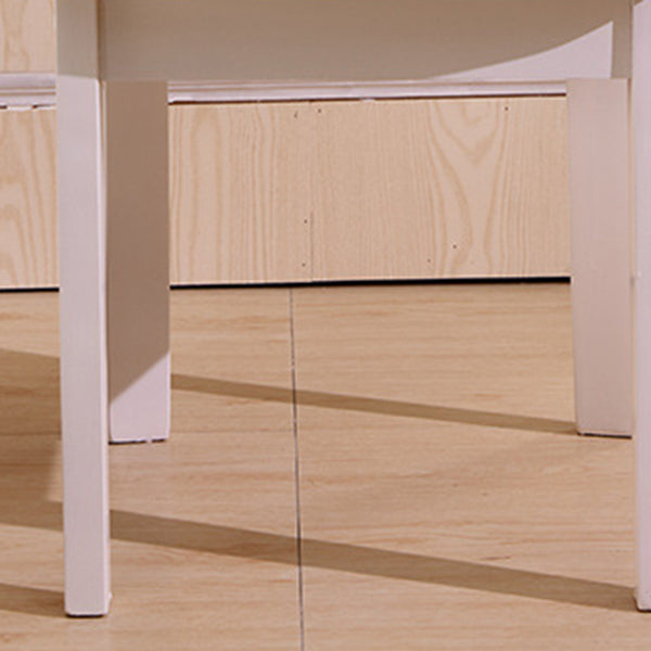 Silla lateral de madera maciza de estilo tradicional, silla de comedor con acabado mate para uso doméstico