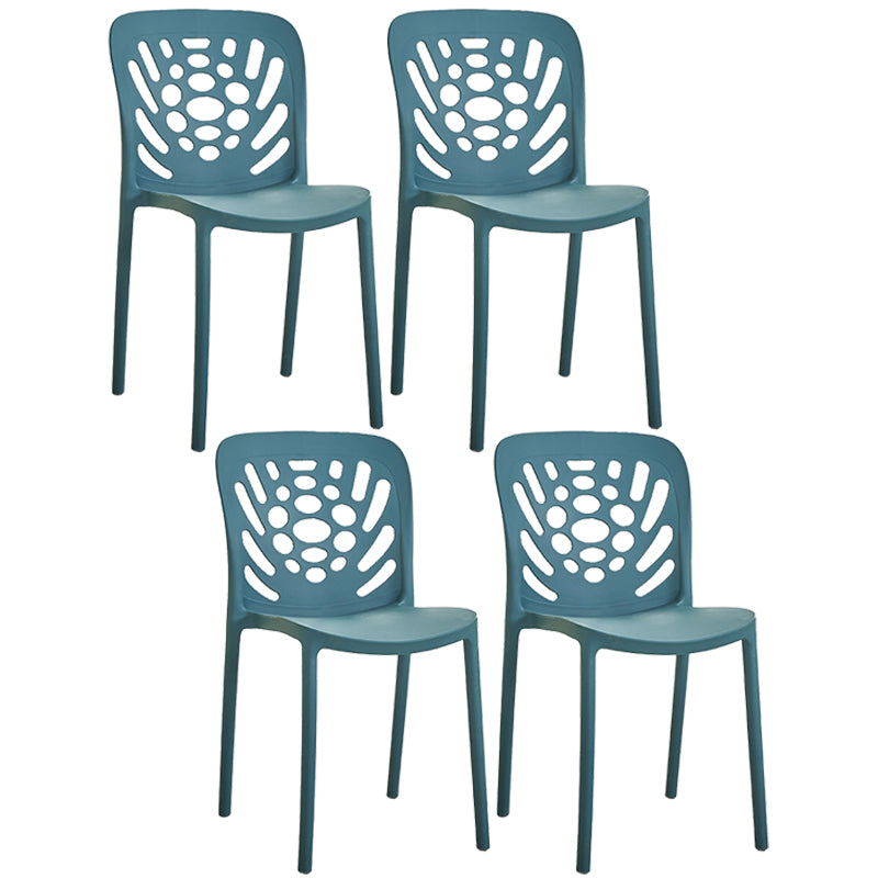 Chaise d'appoint empilable en plastique de Style Glam, chaise de salle à manger au fini mat pour un usage domestique