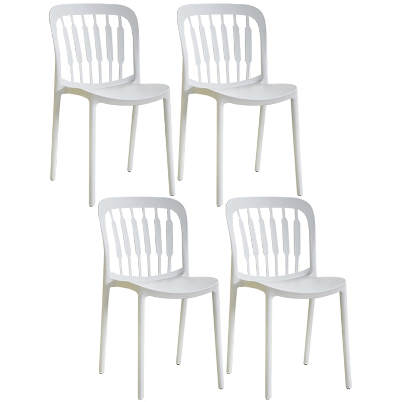 Chaise d'appoint empilable en plastique de Style Glam, chaise de salle à manger au fini mat pour un usage domestique