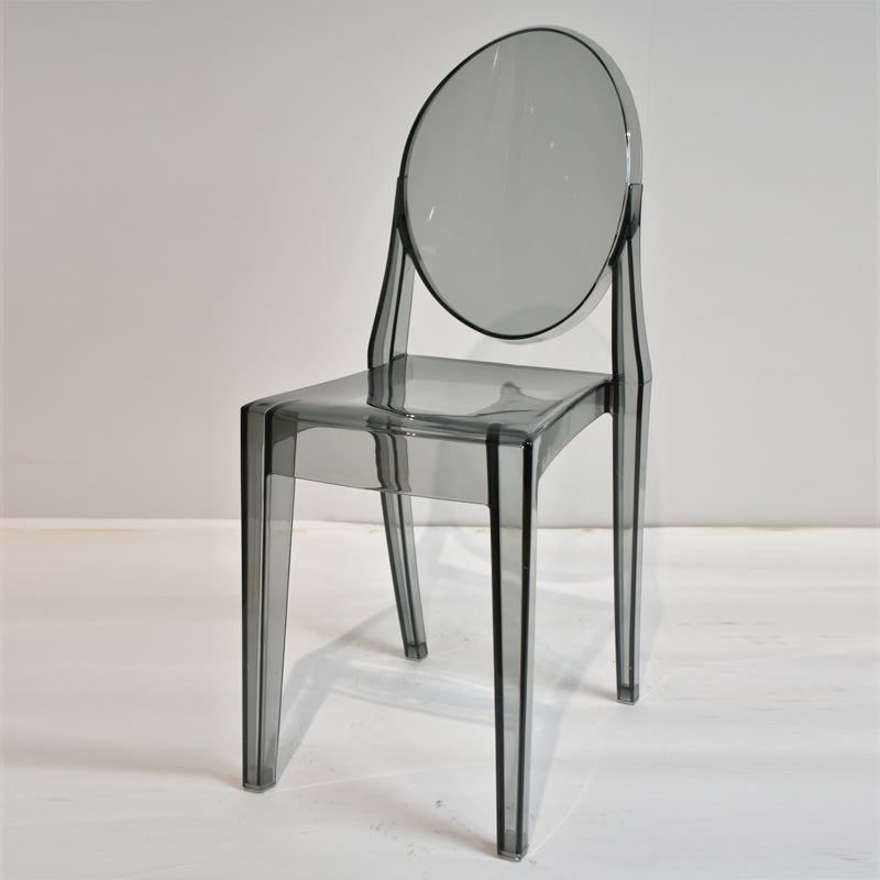 Plastic Chairs Modern Kitchen Side Chair of 13'' Wide Open Back Dining Side Chair