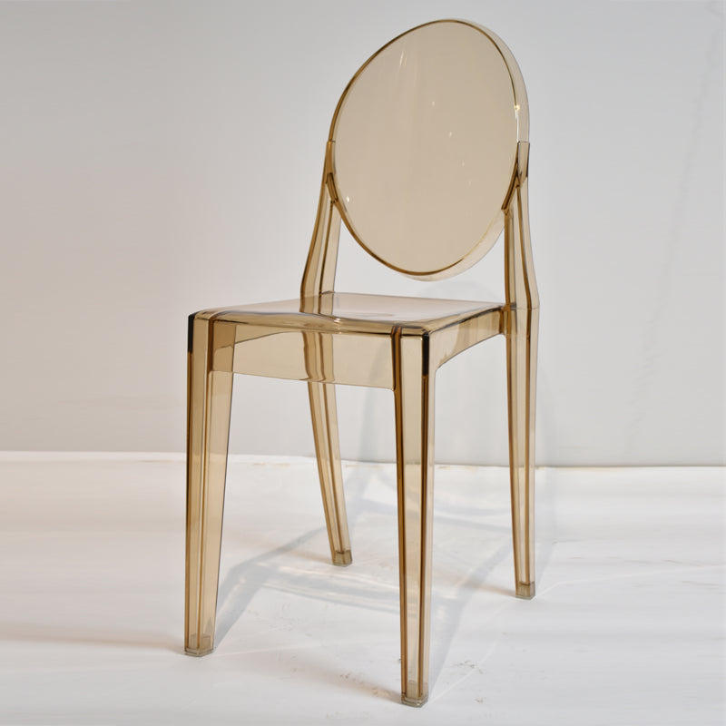 Plastic Chairs Modern Kitchen Side Chair of 13'' Wide Open Back Dining Side Chair