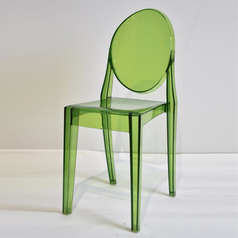 Plastic Chairs Modern Kitchen Side Chair of 13'' Wide Open Back Dining Side Chair