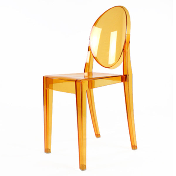 Plastic Chairs Modern Kitchen Side Chair of 13'' Wide Open Back Dining Side Chair