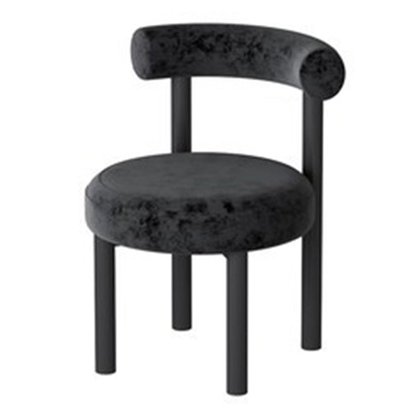 Minimalist Opening Back Dining Side Chair Metal Kitchen Dining Side Chair