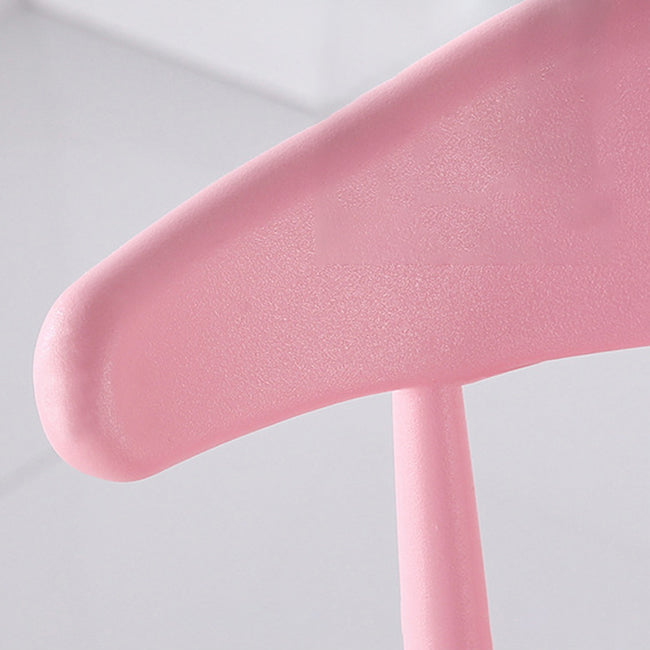 Accueil Chaise d'appoint contemporaine Ensemble de chaises de salle à manger en plastique à dossier Windsor