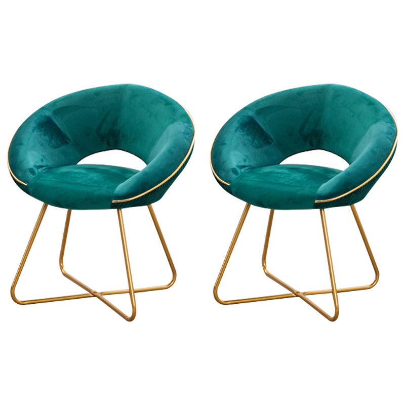 Minimalist Metal Kitchen Dining Side Chair Opening Back Dining Side Chair