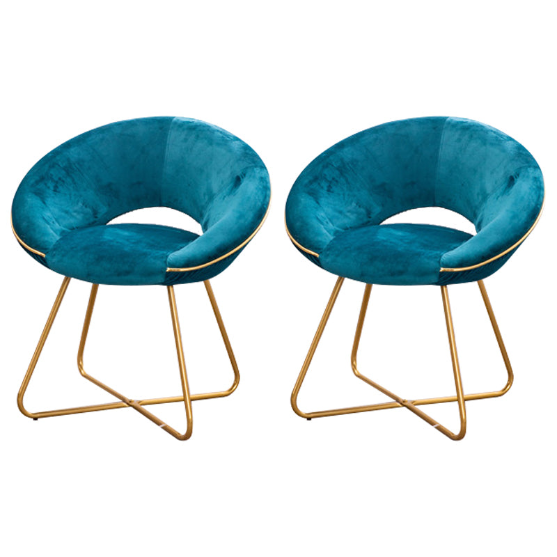 Minimalist Metal Kitchen Dining Side Chair Opening Back Dining Side Chair