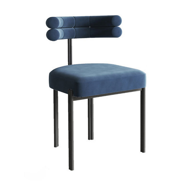 Les chaises en métal de style de Glam placent les chaises latérales arrière ouvertes de cuisine de salle à manger