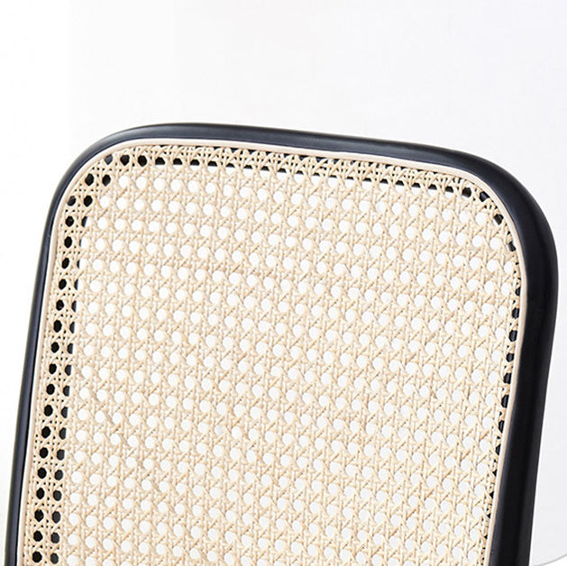 Modern Solid Wood Kitchen Dining Side Chair Opening Back Dining Side Chair