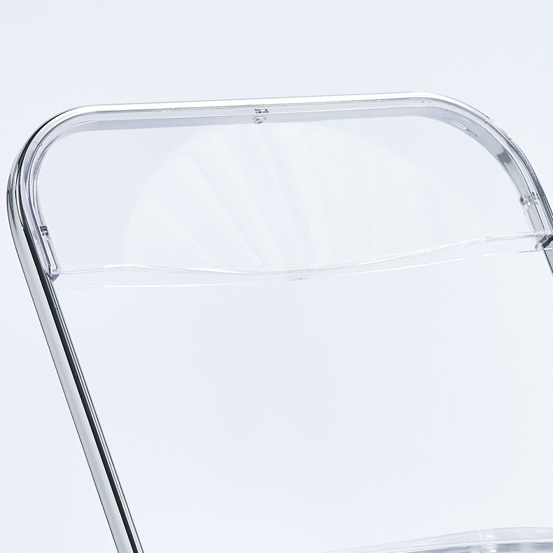 Metal sin brazos del estilo nórdico que cena la silla lateral plegable apilable de las sillas para el uso en el hogar