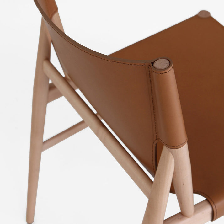 Chaise latérale en bois massif de style moderne, chaise de salle à manger à dossier solide pour salle à manger