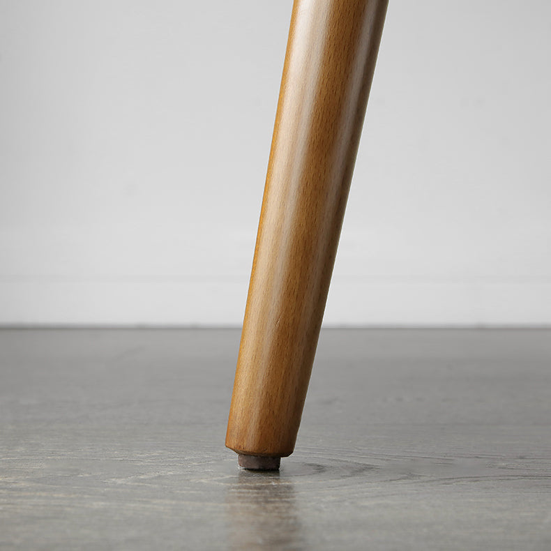 Chaise de salle à manger contemporaine chaise latérale ouverte avec 4 pattes en bois pour un usage domestique