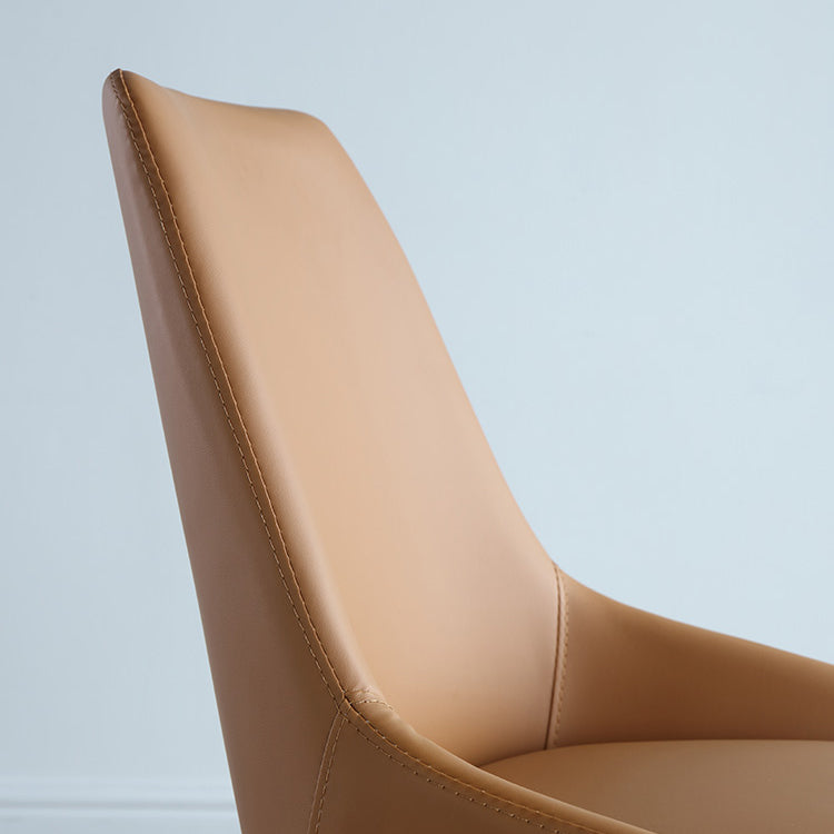 Chaise d'appoint à dossier solide de Style scandinave, chaise rembourrée sans accoudoirs pour usage domestique