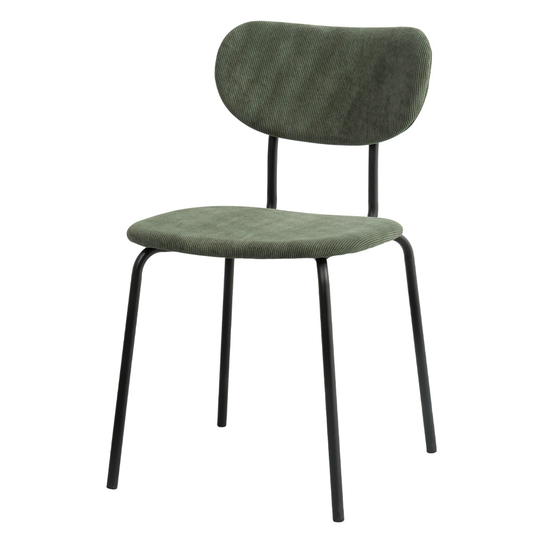 Chaises latérales de salle à manger en métal, Style Glam, chaise latérale à dossier ouvert pour usage domestique