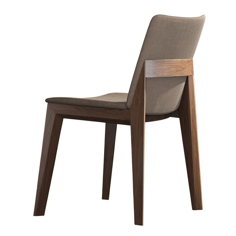 Chaise de salle à manger en lin en lin en lin en lin à la chaise latéral de chaise latéral de chaise laté